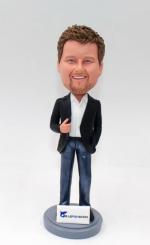 Personalized Businessman Bobbleheads The Best Boss Rewards [1843]