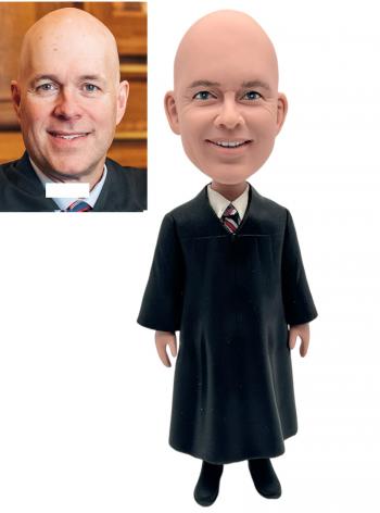 Personalized judge bobblehead custom gift for Judge