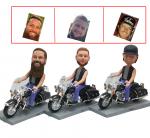 Custom motorcycle bobblehead gifts for dad for boss