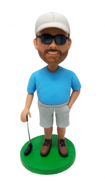Golf custom bobblehead Chirstmas gift for Dad